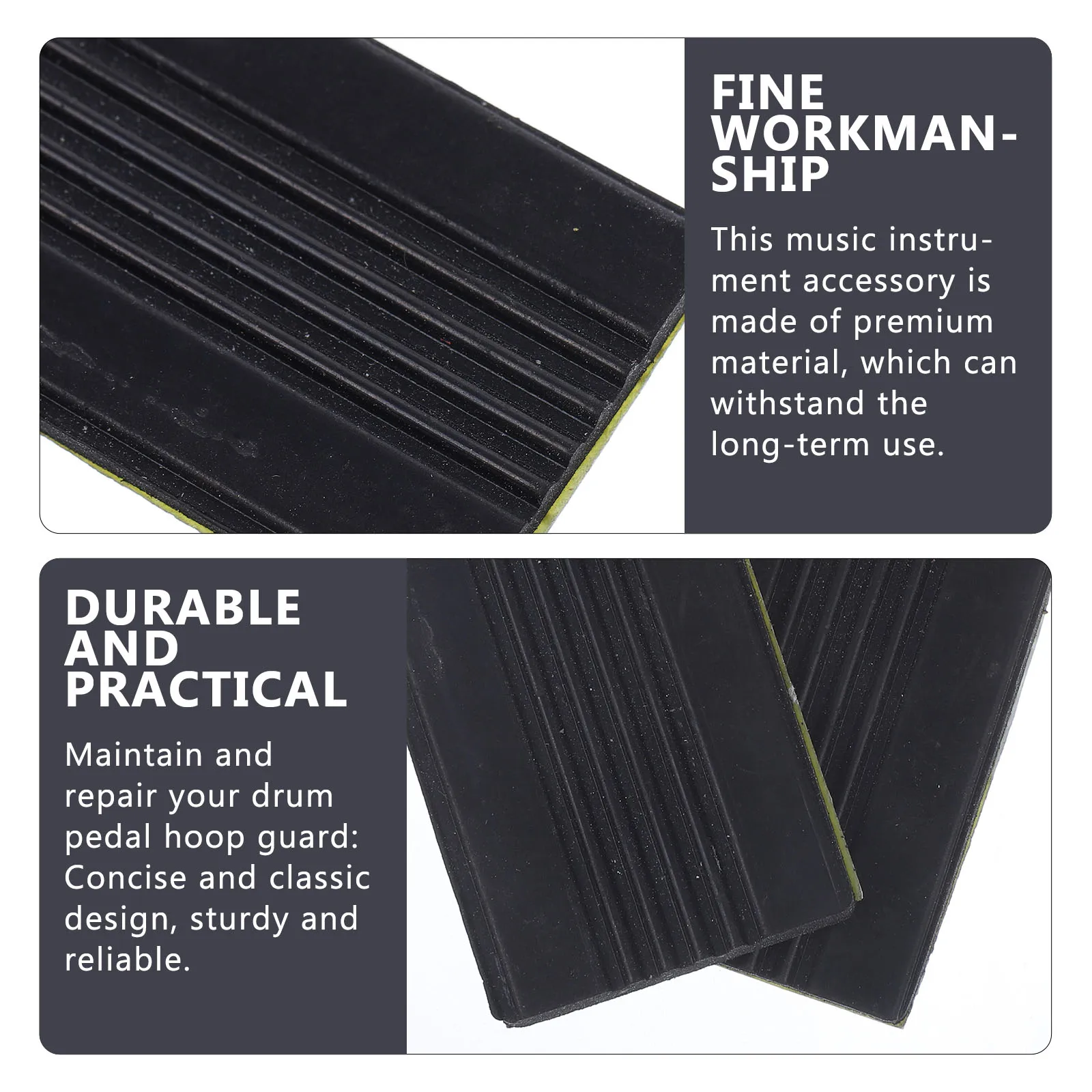 

Bass Non Rubber Pad Black Drum Support Foot Drum Pedal Percussion Instrument Supplies Part Pads Hoop Guard Percussion Supplies