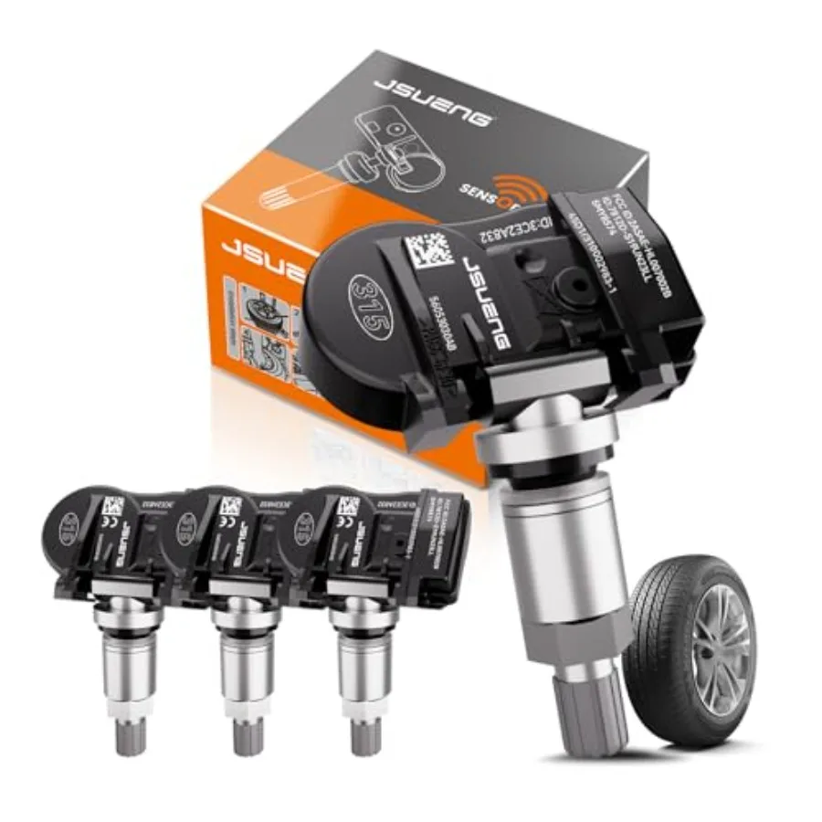 

4PCS Pre-programmed TPMS Sensor Tire Pressure Monitoring Sensor Compatible with Chrysler Jeep Dodge - 200 Pacifica TownandCount