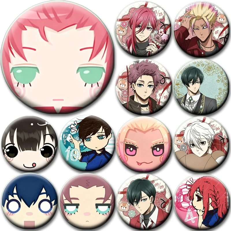 Anime Ascendance of A Bookworm Lapel Pin Myne's Crest Cartoon Badge Round Creative Brooches on Backpack Clothes Decoration Gifts