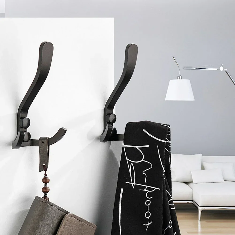 1PC Hanger Hook Wall Mounted Metal Coat Rack Towel Hooks Key Holder Clothes Hat Rack Furniture Hook Home Accessories