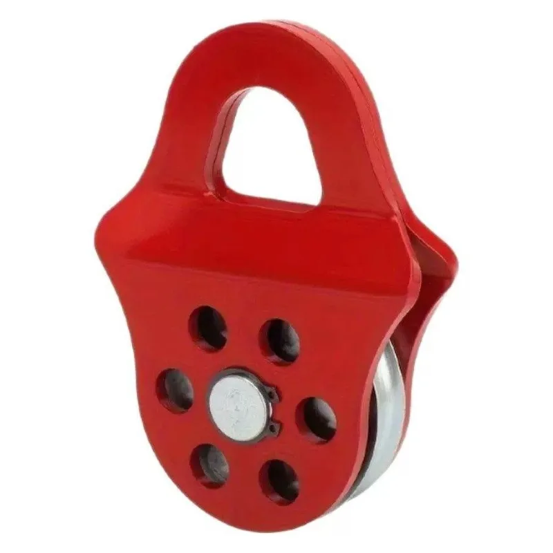 6 Ton  Winch Pulley Heavy Duty Offroad Pulleys Truck Rescue Rope Hook Clamp Pulley Portable Sturdy Lifting Movable Pulleys