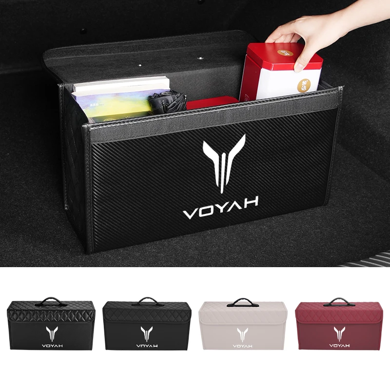 

Car Organiser Travel Bag Leather Trunk Organiser Portable Collapsible For Dongfeng Voyah Dreamer Free 2021 2022 2023 2024