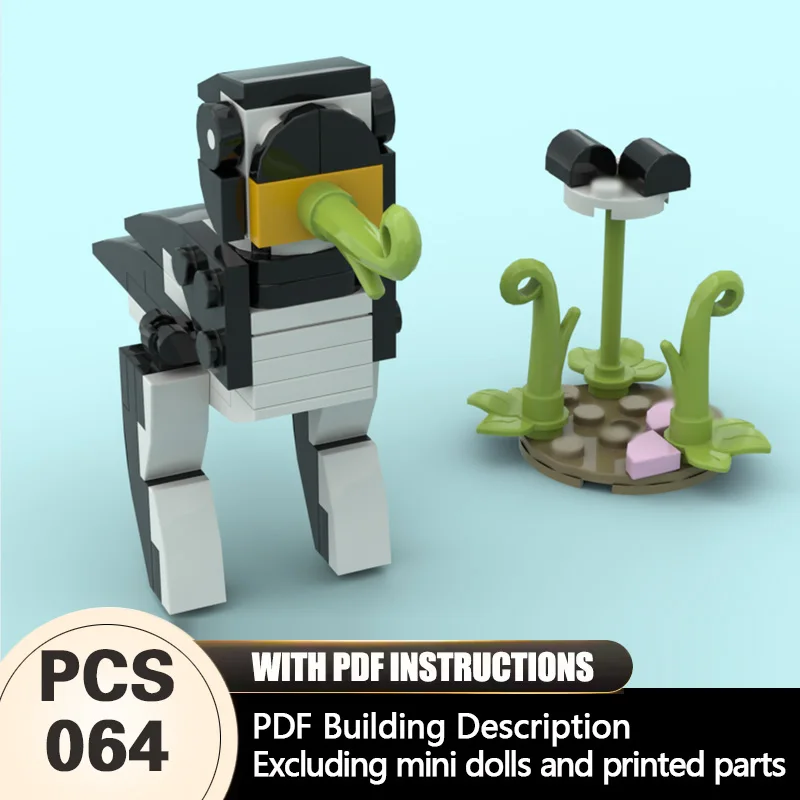 

Creators Animal Series Model MOC Building Bricks Passeriformes Corvidae Modular Technology Gifts Holiday Assemble Children Toys