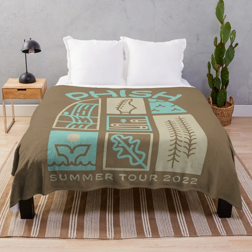 

Phish Roadie Summer Tour Throw Blanket blankets ands Decorative Sofas Soft Thins Blankets