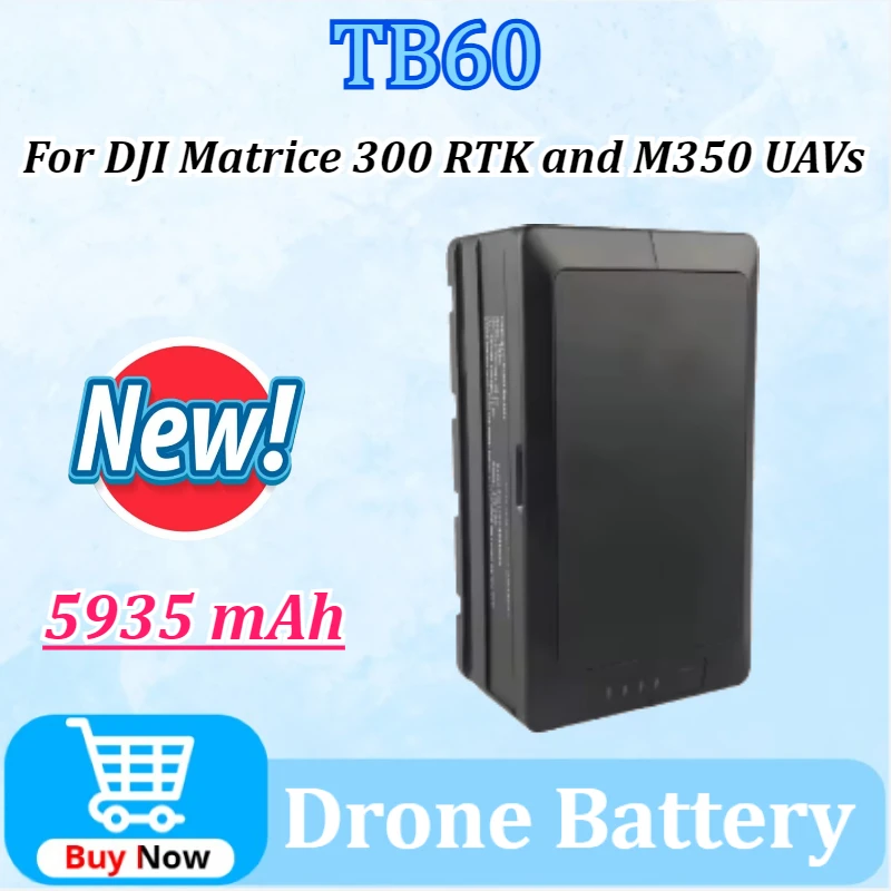 

Upgraded High-Capacity Drone Battery for DJI TB60 Battery Capacity 5935mAh for Matrice 300 RTK M350 UAVs Flight Time 55 Minutes