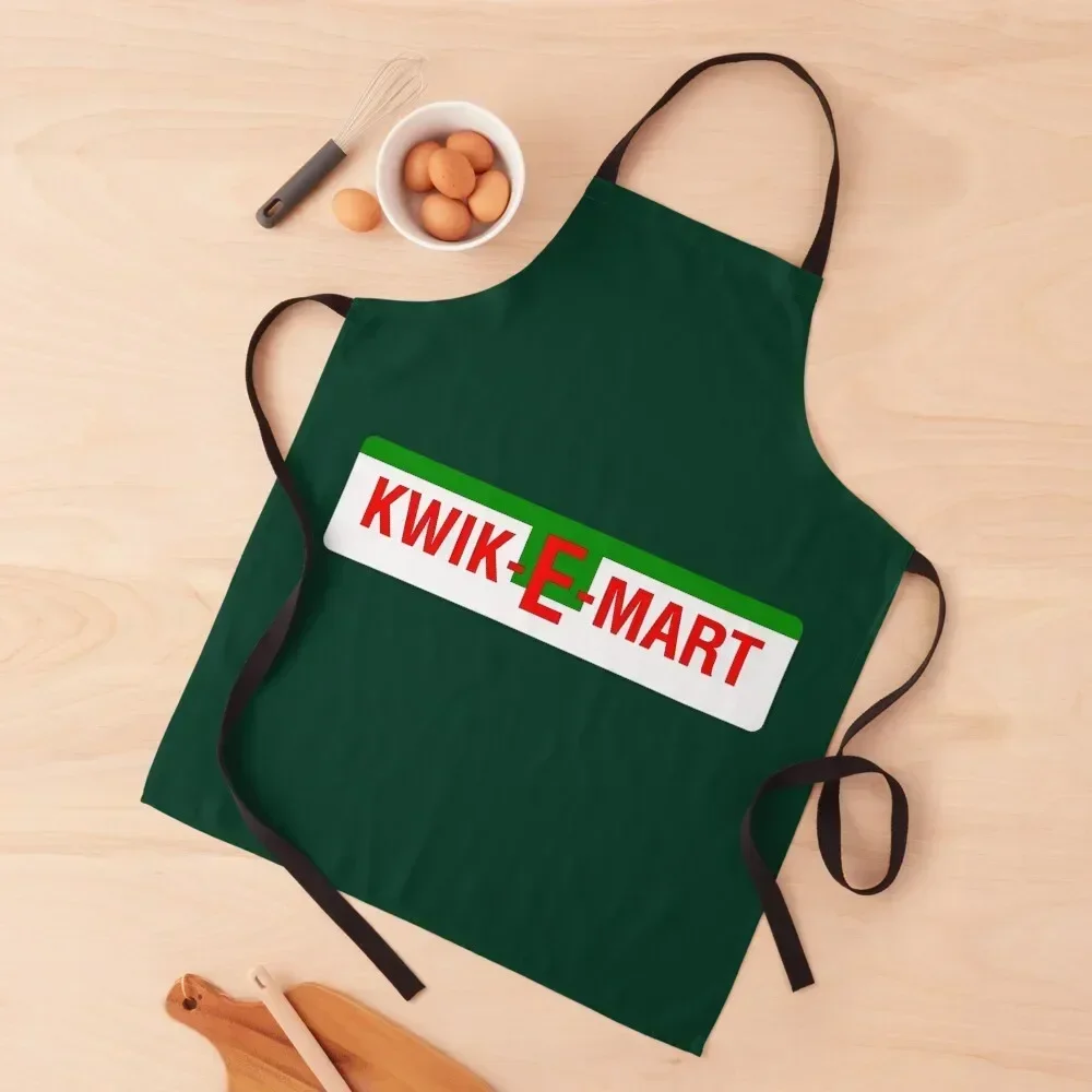 KWIK-E-MART Apron work gowns for women cleaning Household Items Kitchen Kitchen And Household Goods christmas 2025 Apron