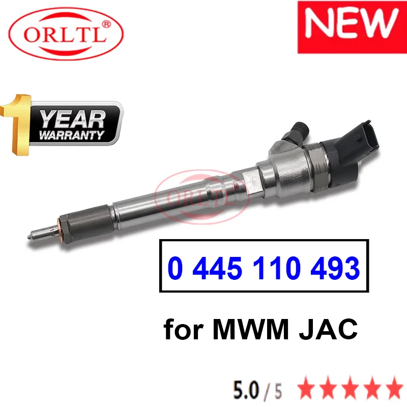 

ORLTL NEW 0445110493 Diesel Common Rail Injector 0 445 110 493 For for MWM JAC