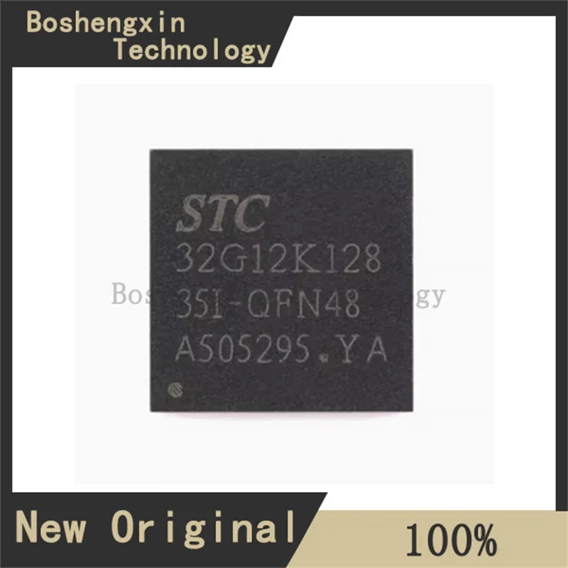 1 قطعة STC32G12K128-35I-QFN48 32 بت 8051 الأساسية متحكم رقاقة STC32G12K128-35I