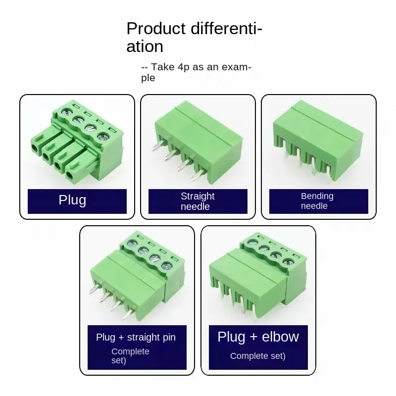 

5Pcs/sets 15EDG 3.81MM 3.5MM KF2EDG PCB Screw Terminal Block Connector PLUG PIN HEADER SOCKET 2/3/4/5/6/7/8P 2EDG 3.81MM 3.5MM