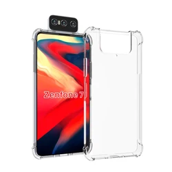 Black Soft Silicone Funda for Asus ZenFone 7 Pro Case 6.67 Inch Soft TPU Good Quality Coque For Asus ZenFone 7 Pro ZS671KS Cover