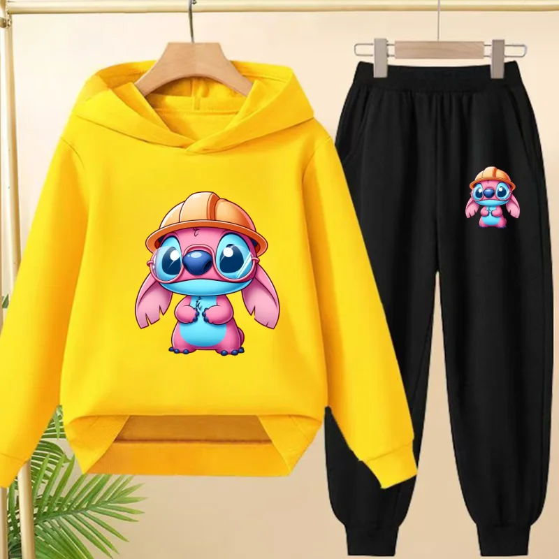 

Kids Hoodie Popular Simple Stitch Long Sleeve Top+Pants Boy Girl3-12Yrs Casual Fun Everyday Style Energetic Sports Jogging Suit