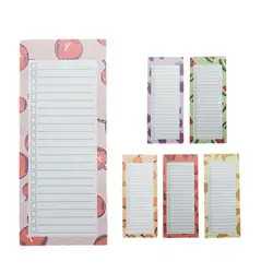 Magnetic Grocery List Pad Refrigerator Magnetic Grocery List Notepads Multi-Purpose Thick Paper Memo Notepad For Filing Cabinet