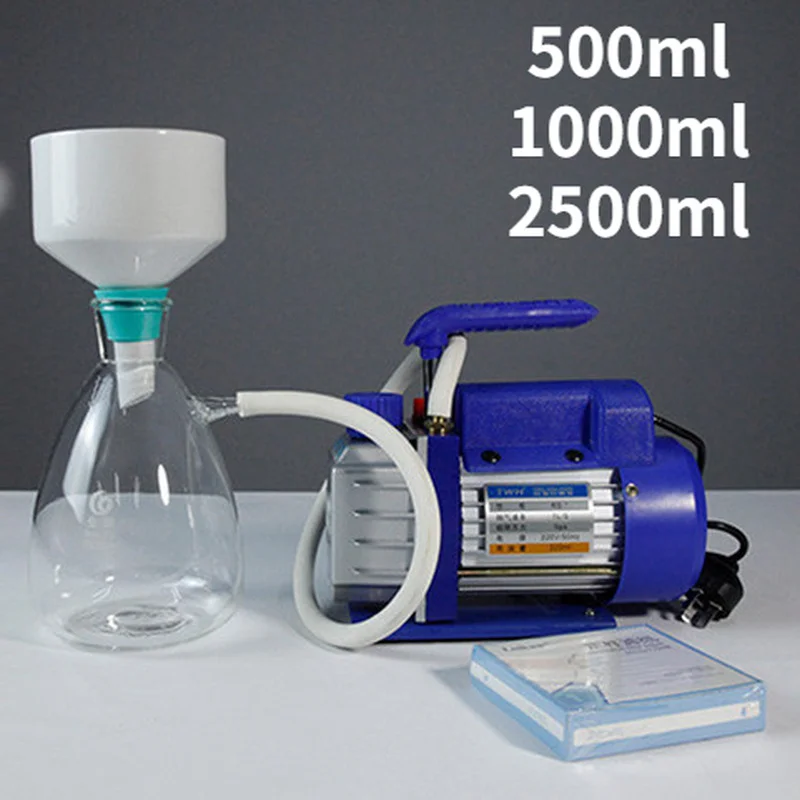 

1Set 500ml 1000ml 2500ml Suction Filter Device,Buchner Funnel,Filter Flask For Laboratory Equipment