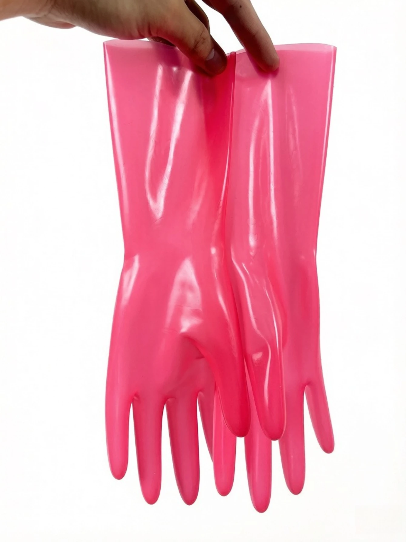 High Gloss Short Gloves Unisex Event Wear Accessories