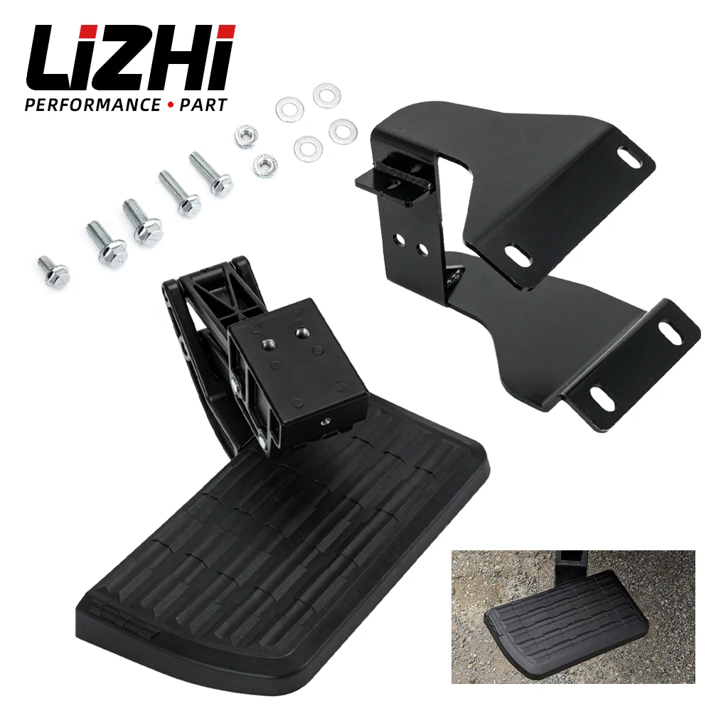 

75312-01A Rear Bed Step For Ford F-150 15-21 Retractable Bumper Tailgate Step Folding Step