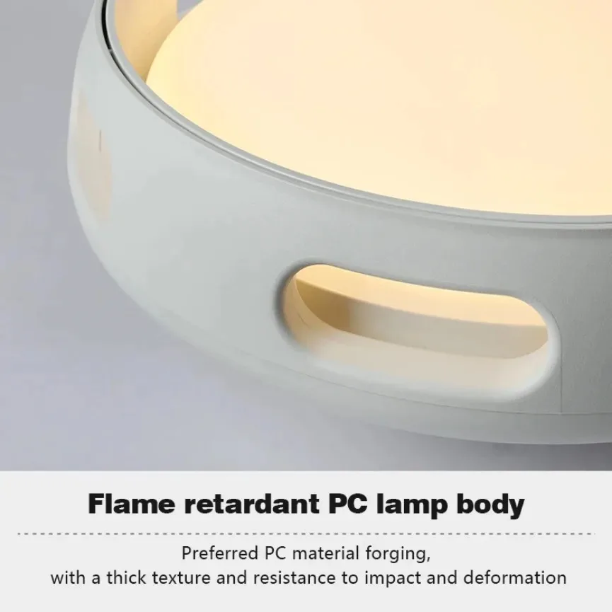 Modern LED Ceiling Fan Light Creative Invisible Bladeless Remote Control Dimming Fan Light Living Room Bedroom Home Electric Fan - Image 4