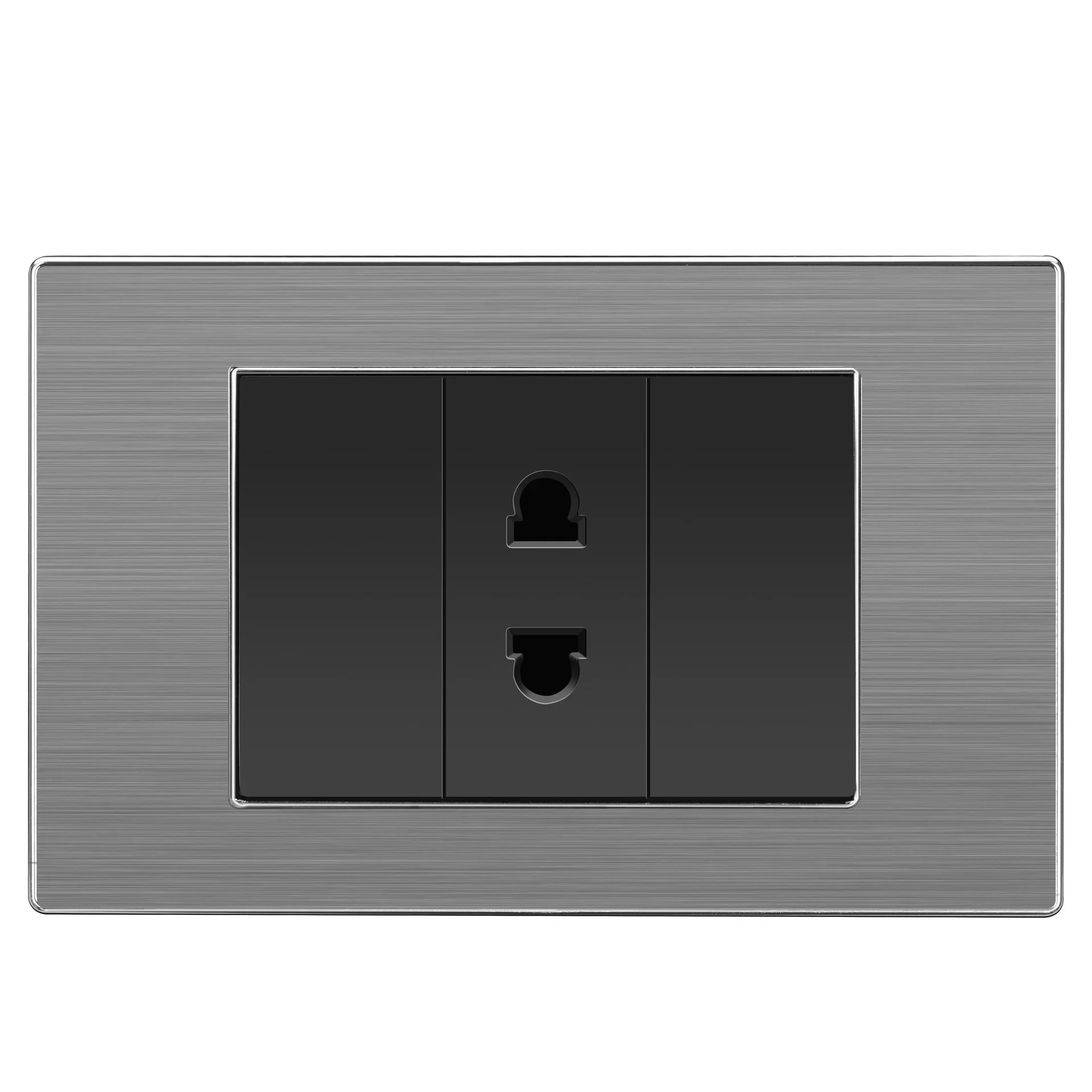 118 type six hole four hole power socket multifunctional double two hole wall socket US AU Brazil Mexico standard switch