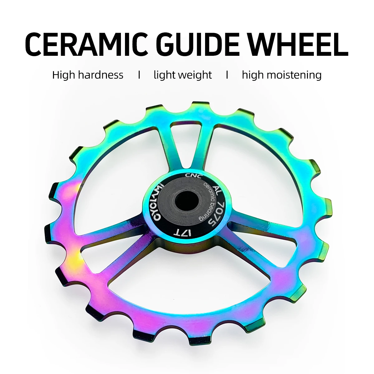 CYCLAMI 13T 16T 17T 18T MTB Bicycle Rear Derailleur Jockey Wheel Ceramic Bearing Pulley AL7075 CNC Road Bike Guide Roller Idler