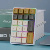 21-Key Wireless Mechanical Keyboard, BT/2.4Ghz/USB-C Tri-Mode Connection, Colourful Lighting, Full Key Hot-Swap for PC Laptops