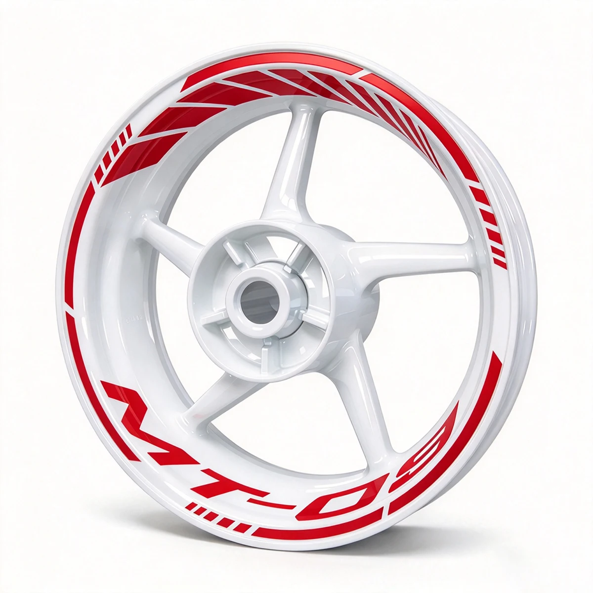 For MT09 Motorcycle Wheel Sticker Logo Rim Waterproof Decal Vinyl Set For MT-09 2021 2022 2023 2024 2025 2026