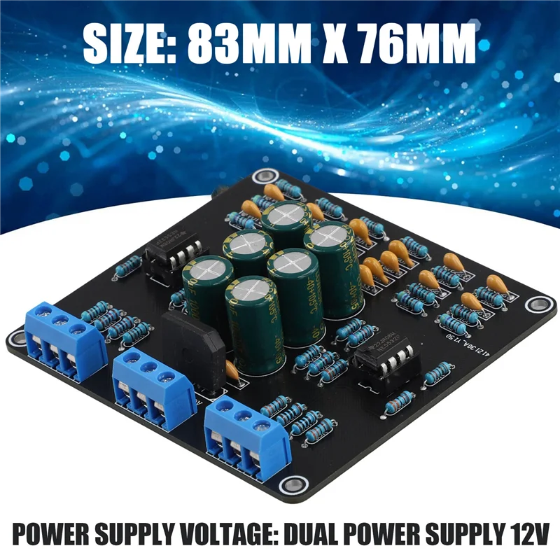 B24B Hifi Preamplifier Papan Hifi Power Amplifier Aksesoris Power Amplifier Preamp Tuning Board Panel Depan
