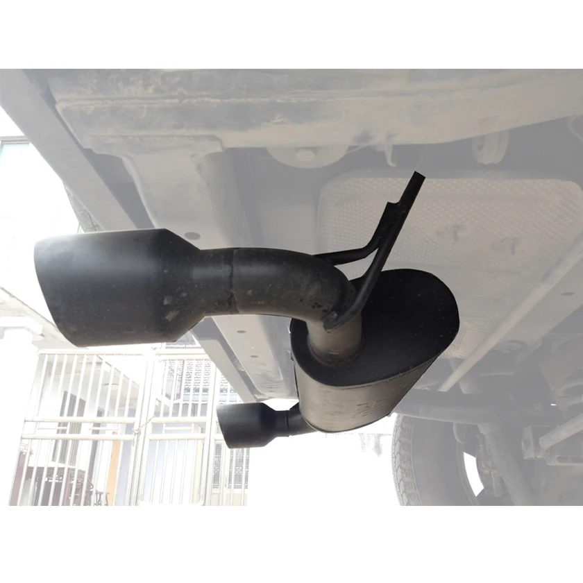 

SXMA J151 Exhaust Muffler System Kit Dual Outlet MagnaFlow "Black Series" Stainless Steel Exhaust for Jeep for Wrangler JK 07-17