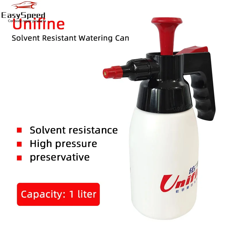 Unifine Degreaser Watering Can Car Paint Thinner Resistant Solvent High Pressure Anti-Corrosion 1L Clean Degreasing Empty Can