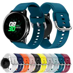 Watch Strap For Samsung Galaxy Watch Active 2 40/44mm Silicone Wristband Bracelet for Galaxy Watch 3 41mm/Galaxy 42mm/Active1