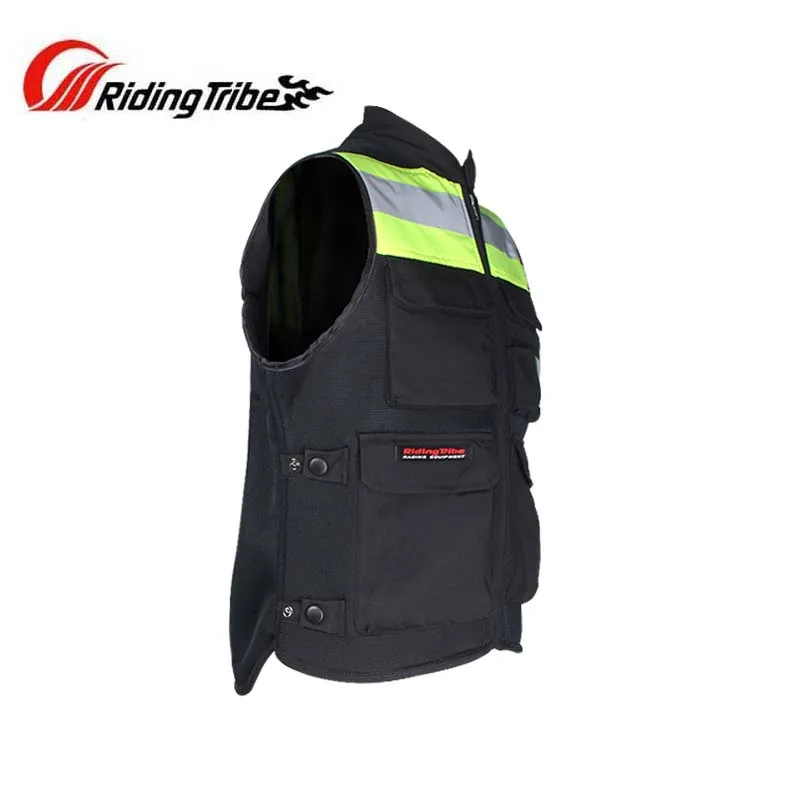 Autumn Riding Tribe Men's Motorcycle Reflective Safety Vest  Jacket Moto Bike Motocross Back Working high Visiblity Vest