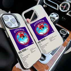Epc R-Rauw Alejandro Rapper Phone Case IMD Phone Case For IPhone 16 15 14 13 12 11 Pro Max Plus Color Silver Cover