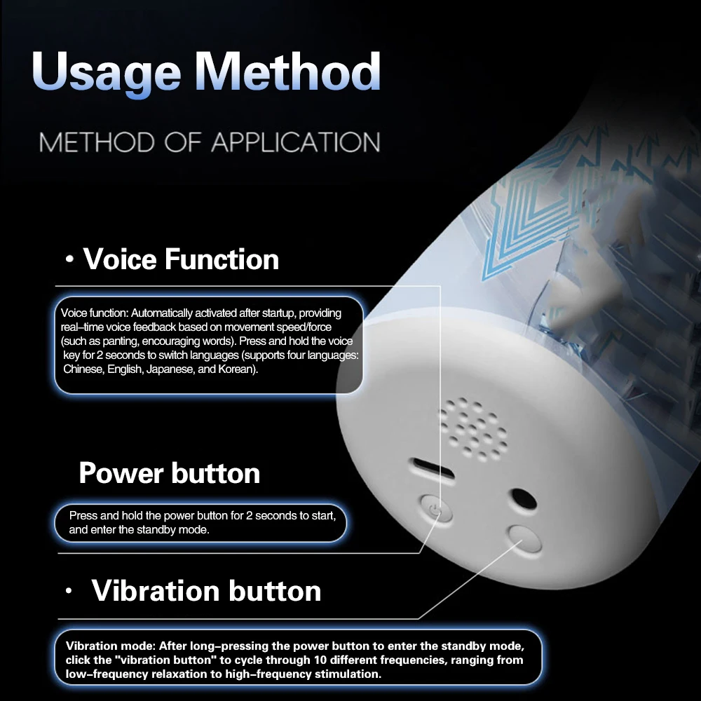 10 Speeds Masturbation Cup Portable Pocket Pussy Silicone Erotic Vagina Sucking Blowjob Massager Sex Japanese Anime Doll Vagina view 4