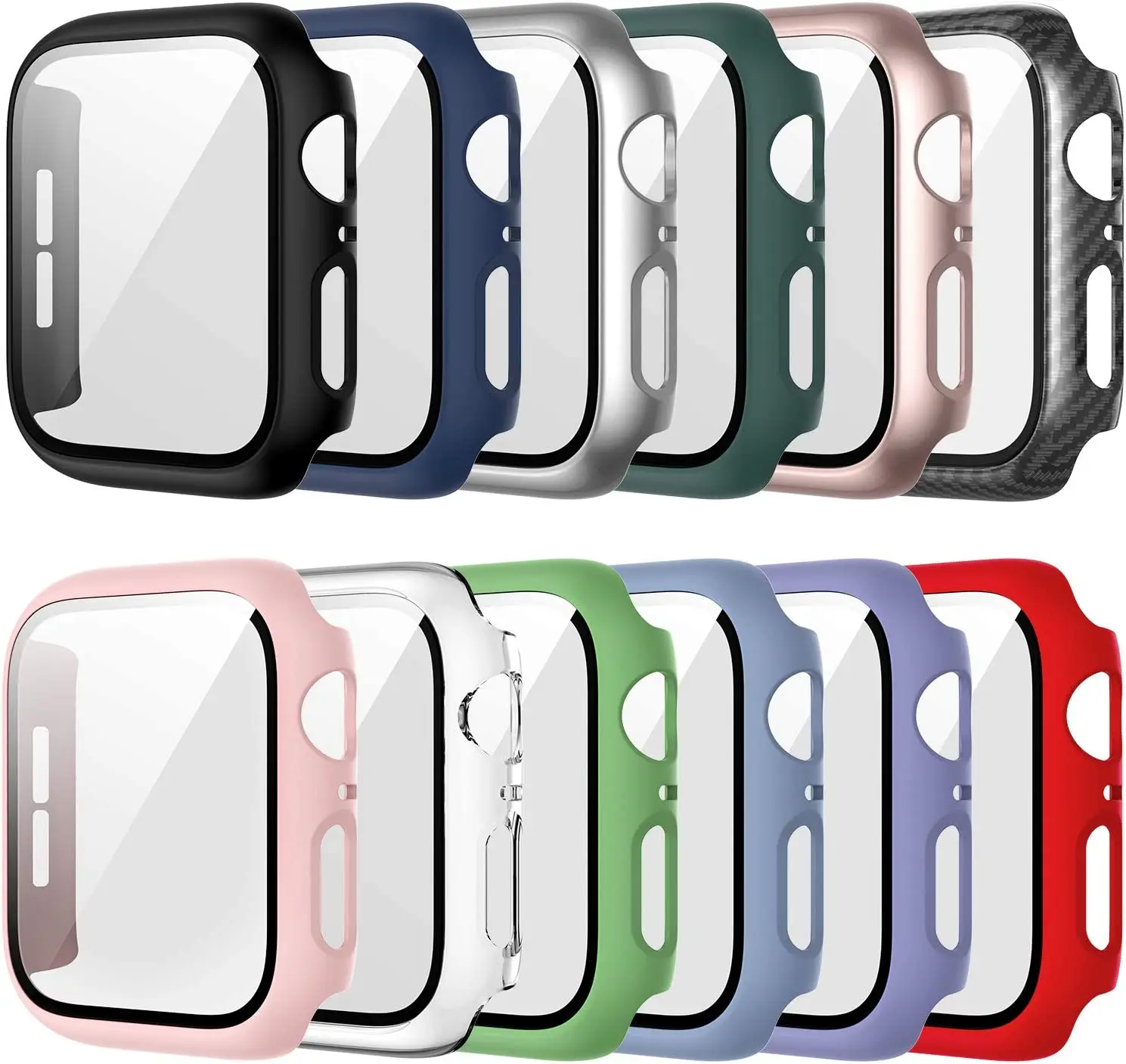Verre + étui pour Apple Watch Ultra 49mm 45mm 44mm 41mm 40mm, accessoires, protection d'écran PC, iwatch série 3/4/5/6/7/8/SE
