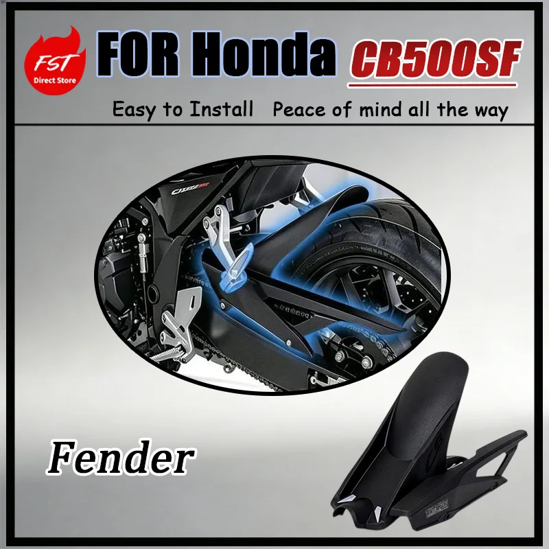 For Honda CB500SF SuperFour RearMounted Center Mudguard Stable Installation Bump Resistance Balanced Protection Original Vehicle