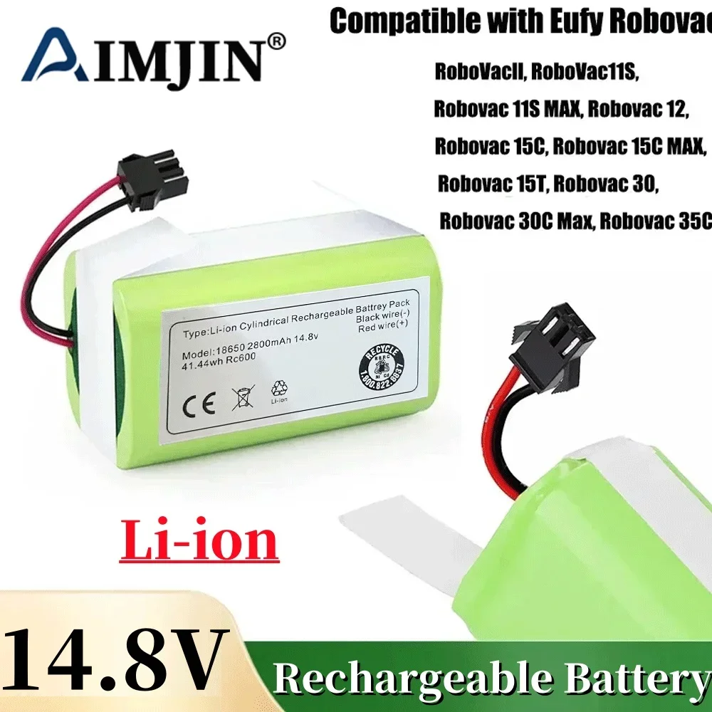 14.4V Robot Vacuum Cleaner ILife INR18650 M26-4S1P Full Capacity 4800mAh Lithium Battery for ILIFE A4 A4s V7 A6 V7s Plus