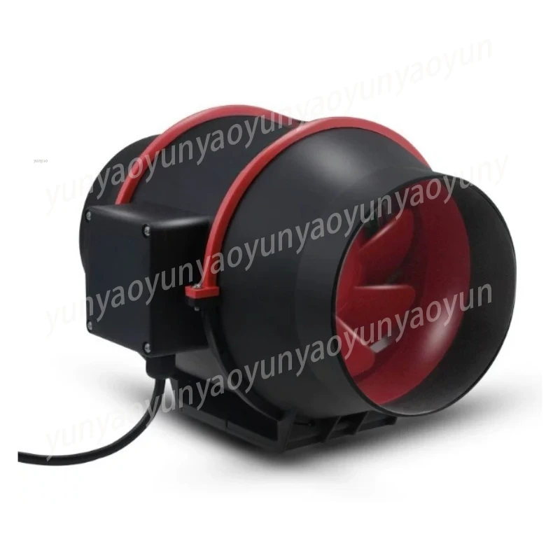 8 Inch Duct Extractor Fan, 130W Ventilation Fan for Restaurant Bathroom, 110V with US Standard Plug
