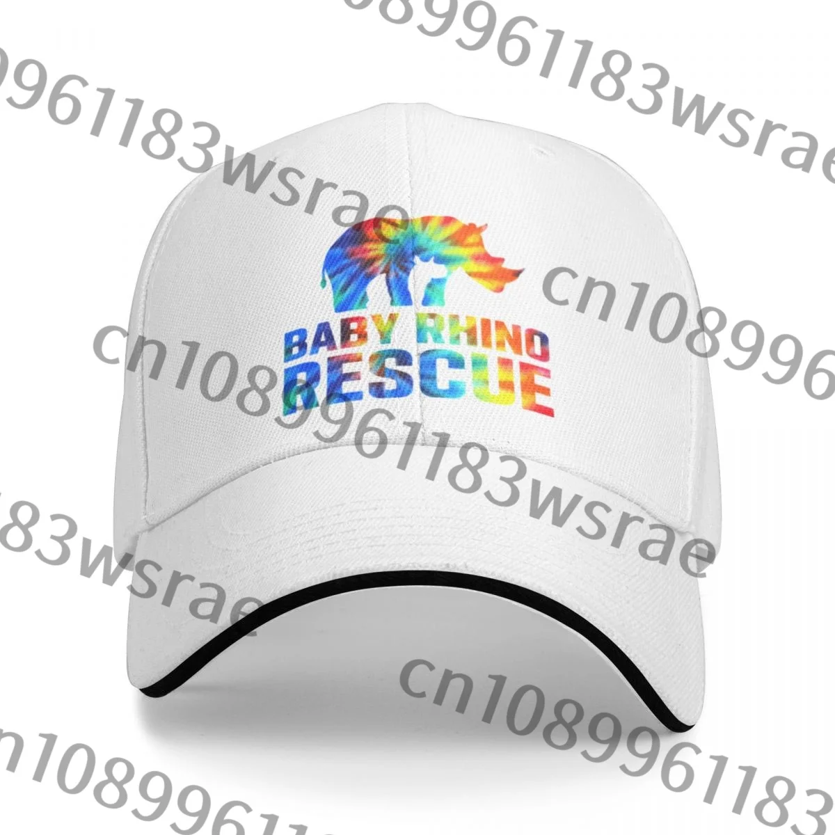 Baby Rhino Rescue Tie Dye Logo Gift For Boys A Baseball Cap Hat