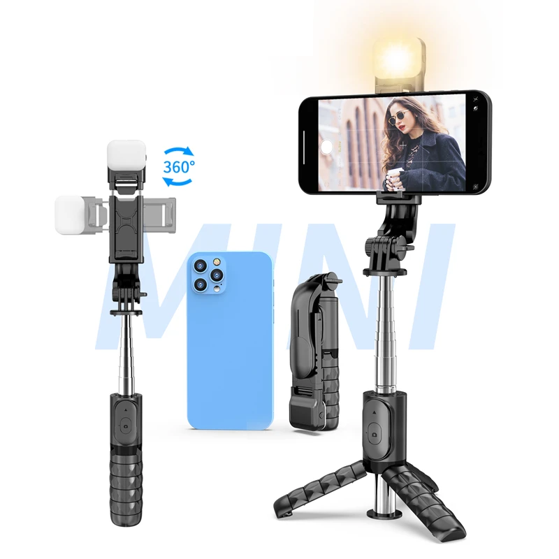 Portable Tripod for Mobile Phone Selfie Stick Handheld Gimbal With Telescopic Bluetooth For Huawei Honor iPhone Android Xiaomi