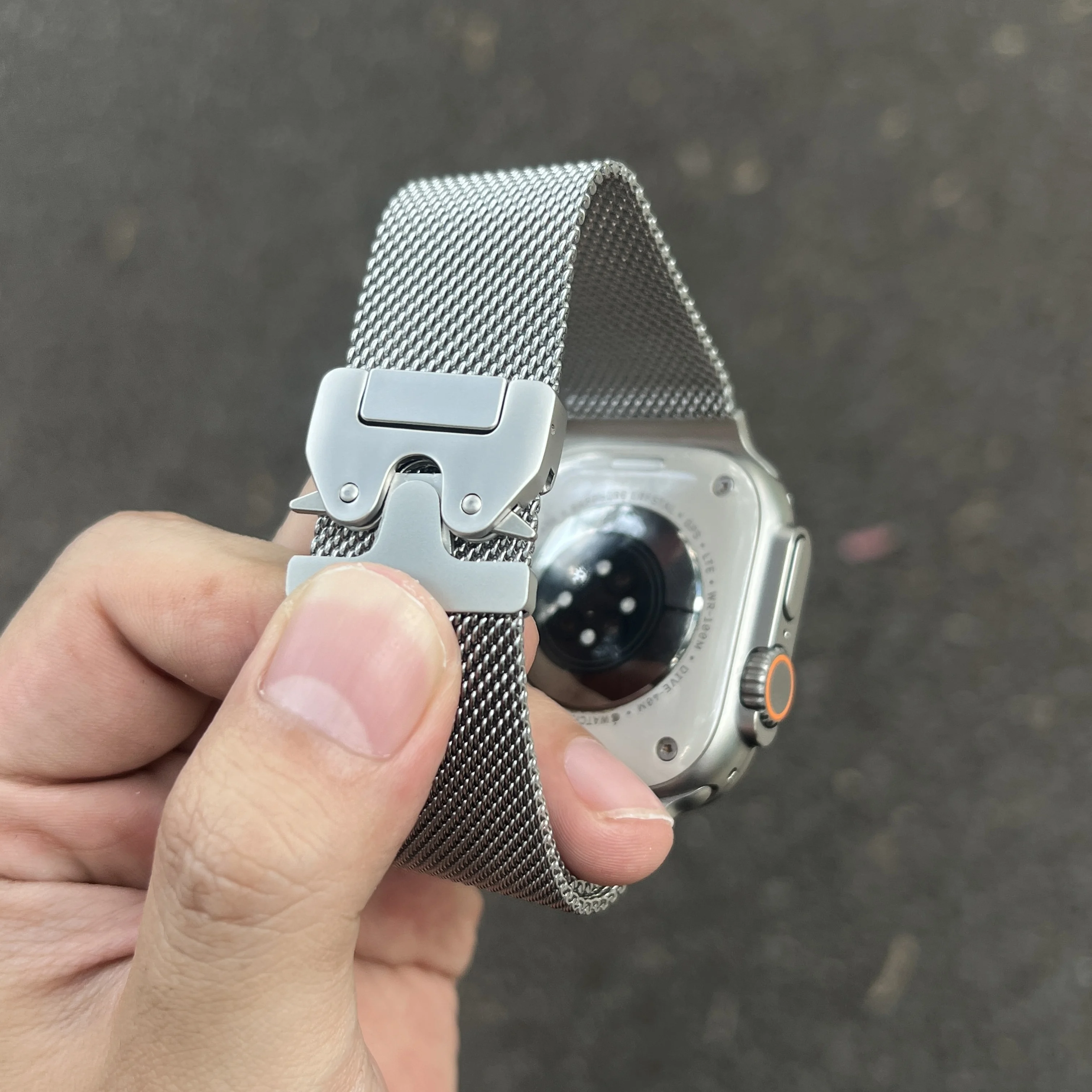 Official Milanese parachute Strap For Apple Watch Ultra 3 2 Bands 49mm 44mm 45mm 46mm 42 40mm 41mm iwatch Series 11 10 98765 SE3