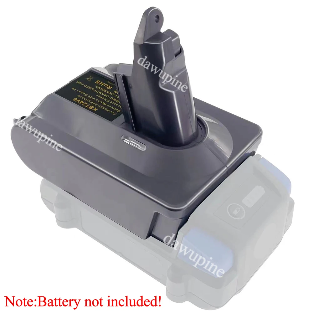 

Power Tool Accessories for Dyson V6 Series Vacuum Cleaners KBT24V6 Adapter Converter Connector for KOBALT 24V Lithium Battery