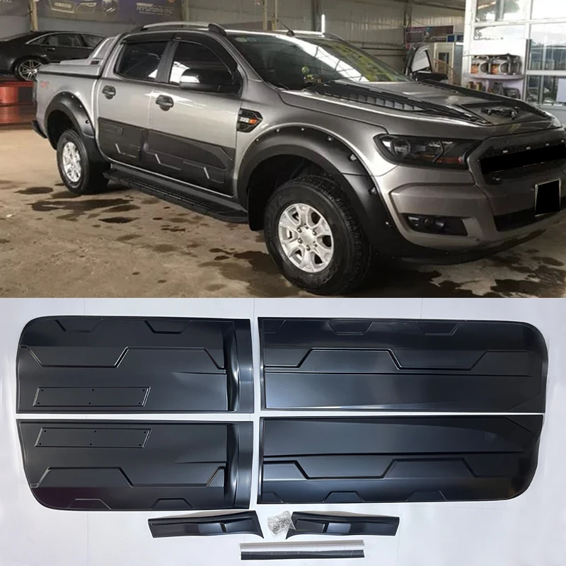 

Молдинг кузова автомобильная краска полоса протектор для Ranger T6 T7 T8 2012-2021 ABS боковые дверные юбки губы Защита от царапин