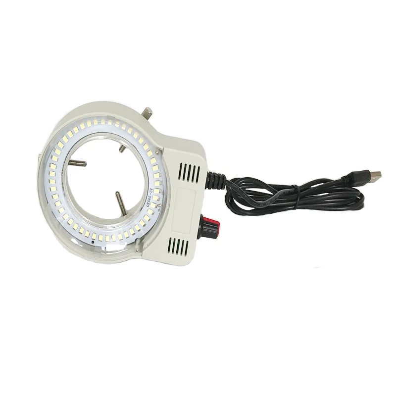 Adjustable 48 USB LED Ring Light Illuminator For Stereo Microscope And Camera Upgrade to 70 Led Lights