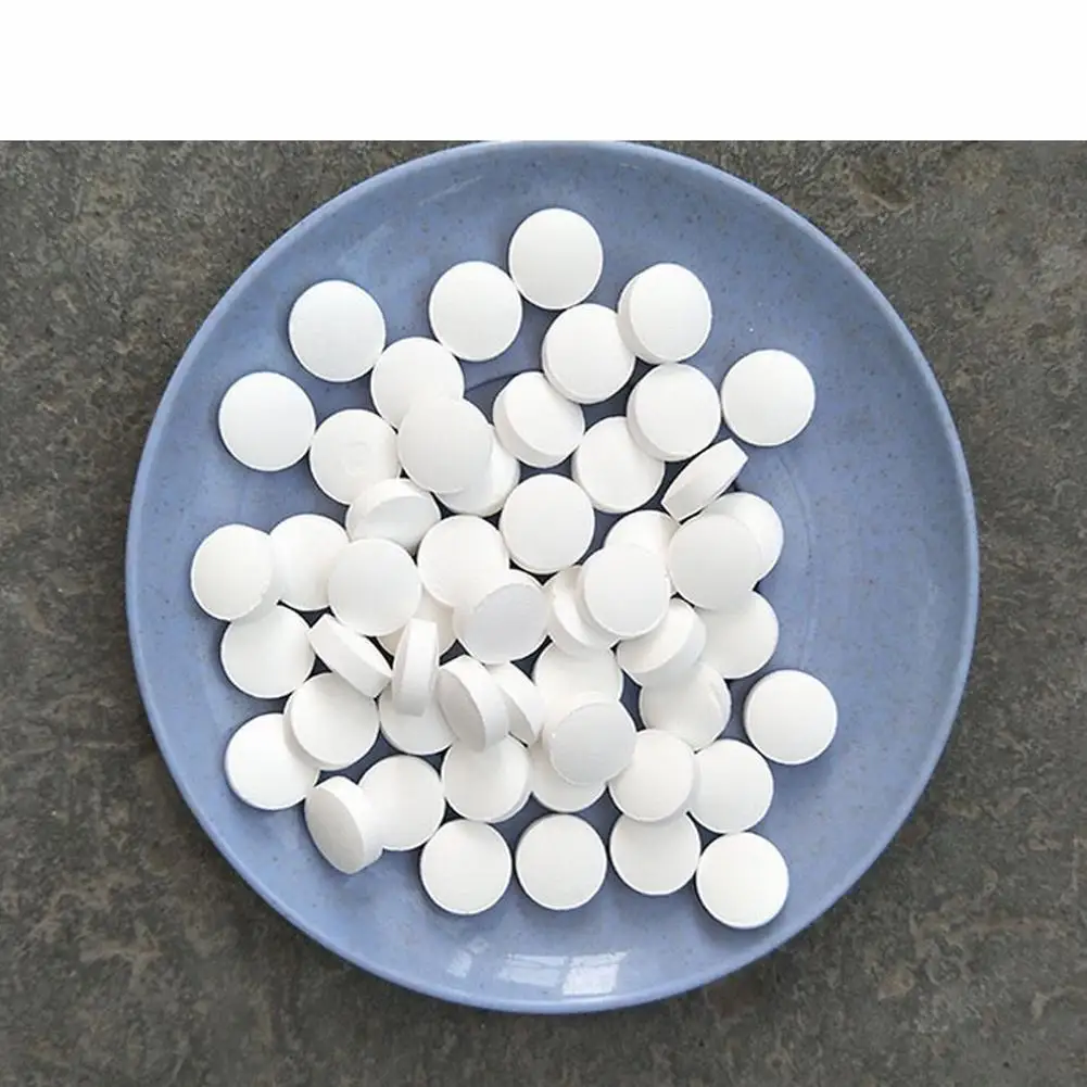 Pool Cleaning Tablets 50pcs 50x20g Against Paddling Practical Prevent Purify Brand New Pool Cleaning Tablets 50pcs