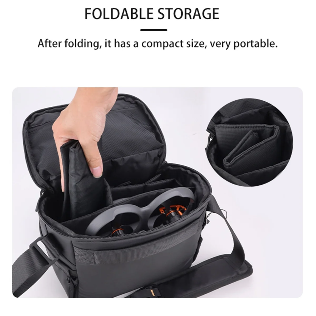 Эффективная сумка с подогревом CQT RC для DJI Mini 4 PRO/Mini 3