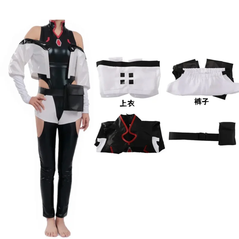 CyAnime Cyberpunk Edgerunners Lucy Cosplay Costume Bodysuit Jumpsuits Jacket Wig Full Suit Halloween Costumes for Women CD2359 - view 6
