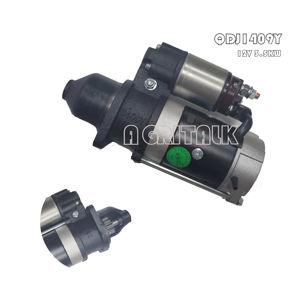 

Starter motor QDJ1409Y / YSD4BT-B006-12300 , 12v 3.5kw/ QDJ1409A 12v 4kw Y4DT-B003-12300 for Yangdong series engine