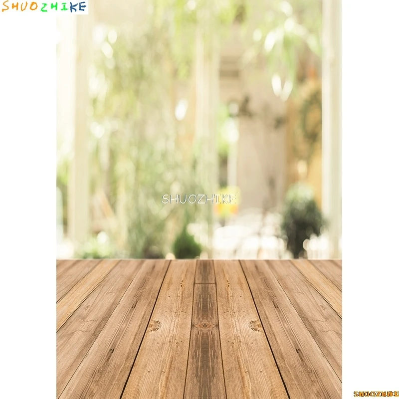 SHUOZHIKE весенний цветок лес деревянный пол фоны небо море детский портрет фото фоны реквизит для студии ZLSY-84