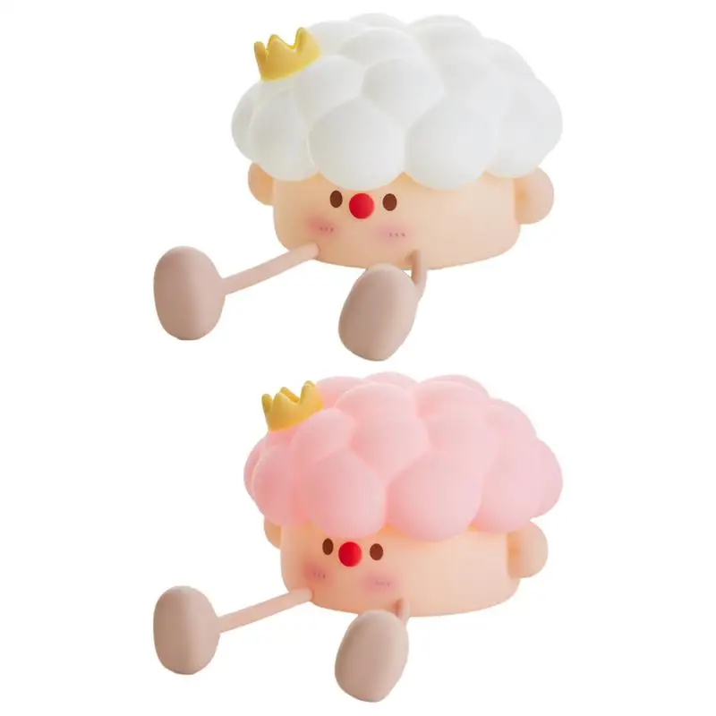 

Silicone Pat Light Rechargeable Silicone Clap Light With 3 Brightness Cute Prince Silicone Kids Lamp Silicone Clap Light