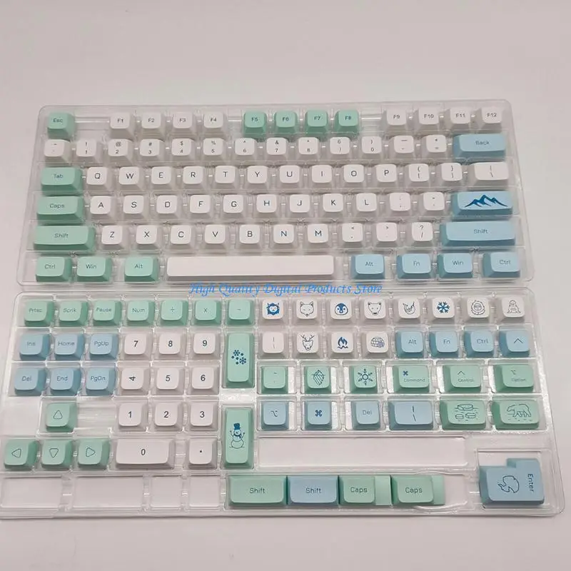 

U2JE 137 Keycaps/Set PBT XDA Profile Standard Sublimation Process Keycap