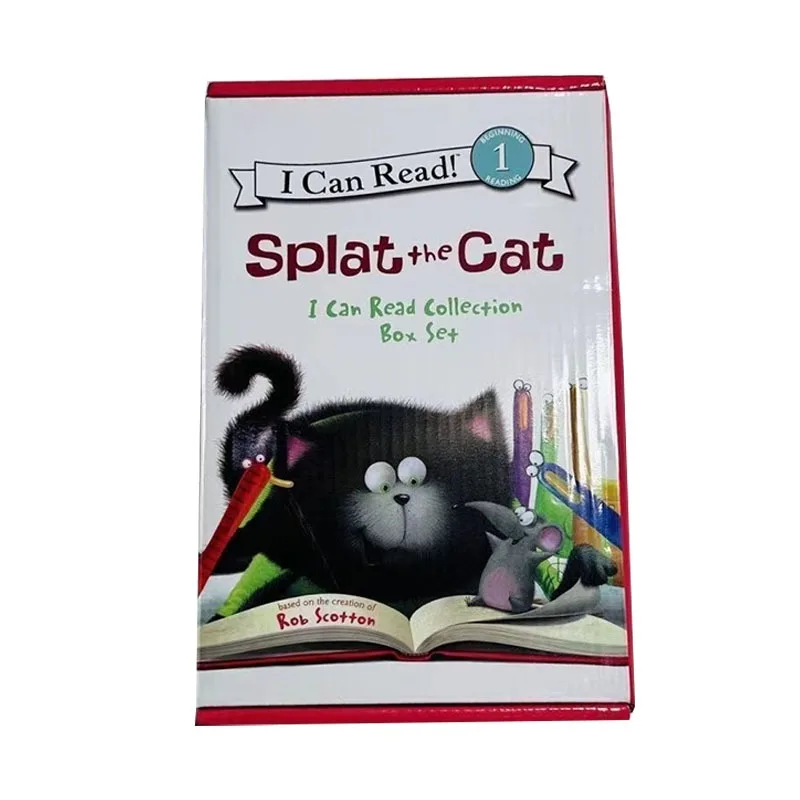 

Английская версия, я могу читать классную книгу для чтения Splat The Cat, 20 книг/коробка, английские книги Libros Livros Libro Livro