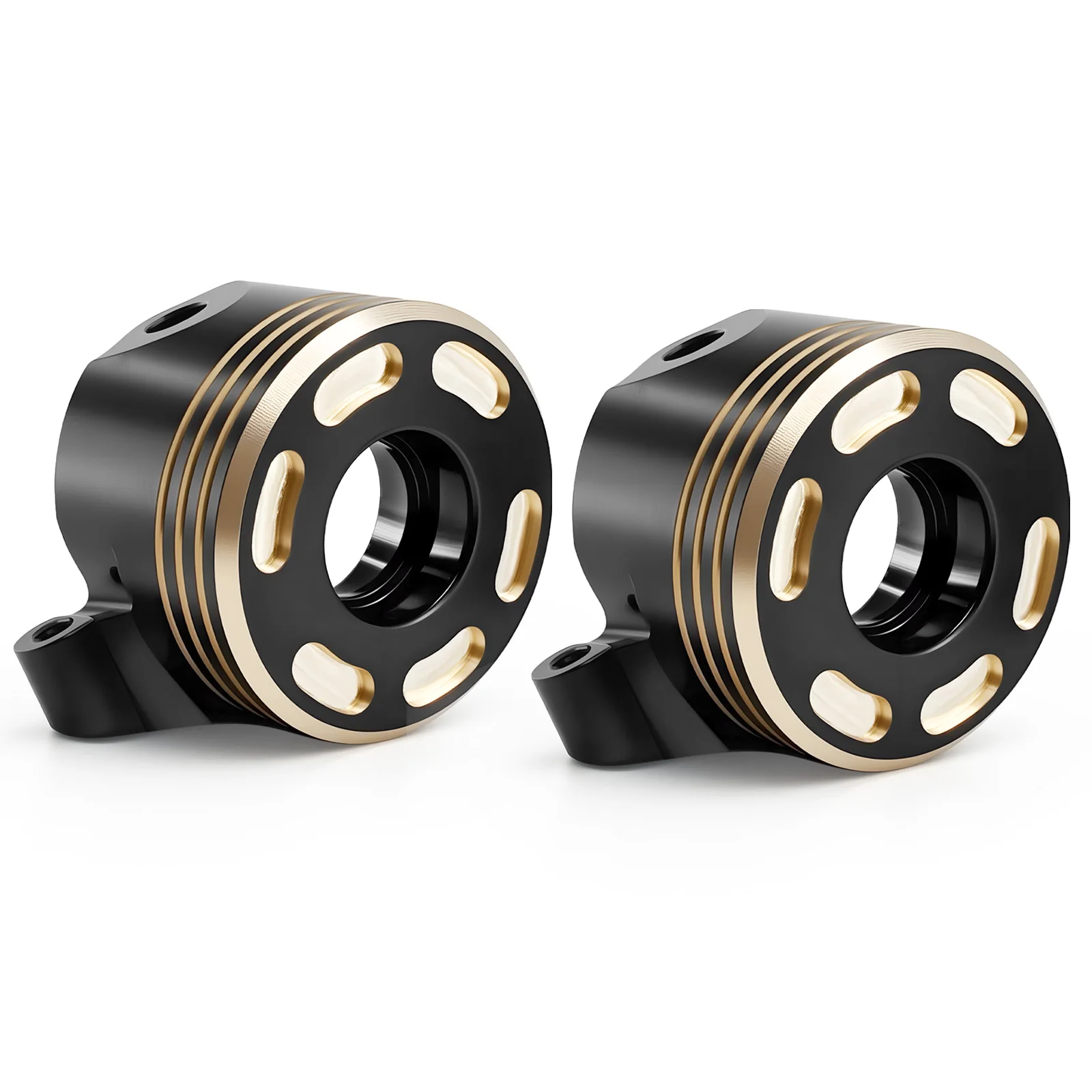 6.5g/pcs Black Coating Brass Steering Knuckles for 1/30 Axial SCX30 Upgrade Parts